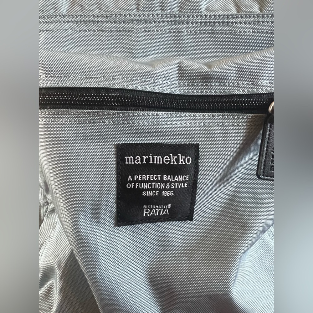 Marimekko Backpack Buddy Light Blue Black Trim - Picture 12 of 15